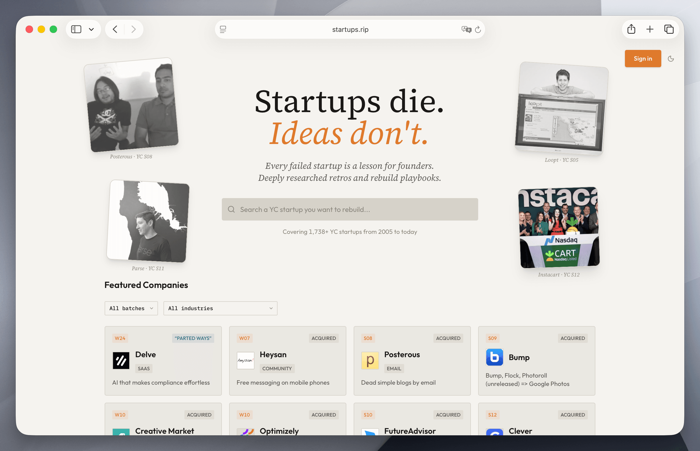 Startups.RIP