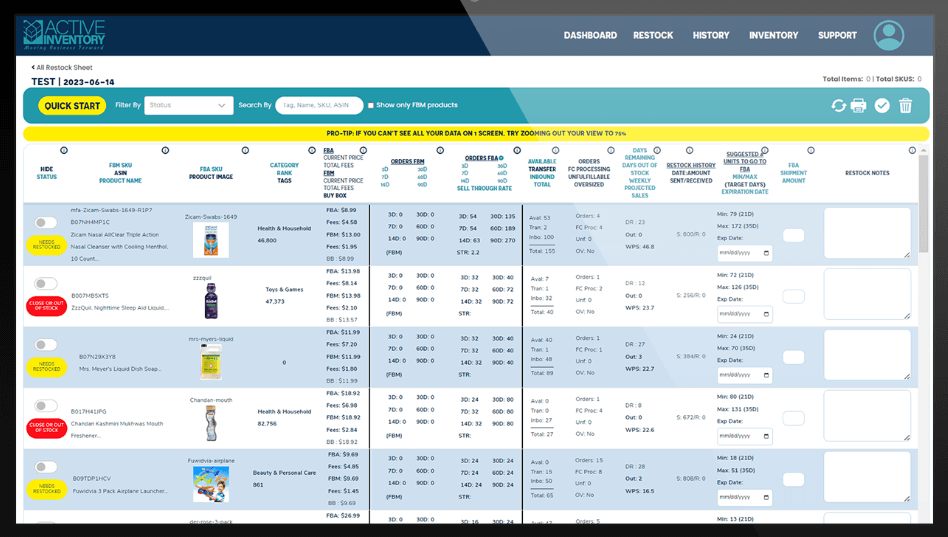 Active Inventory