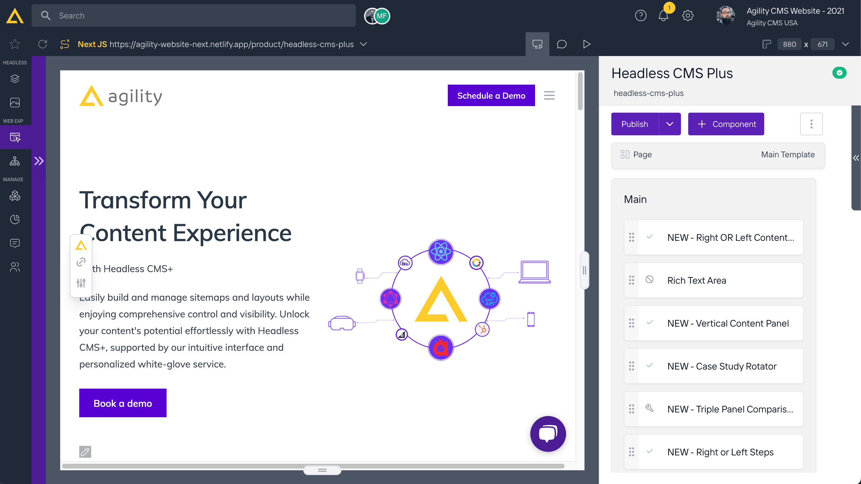 Agility CMS