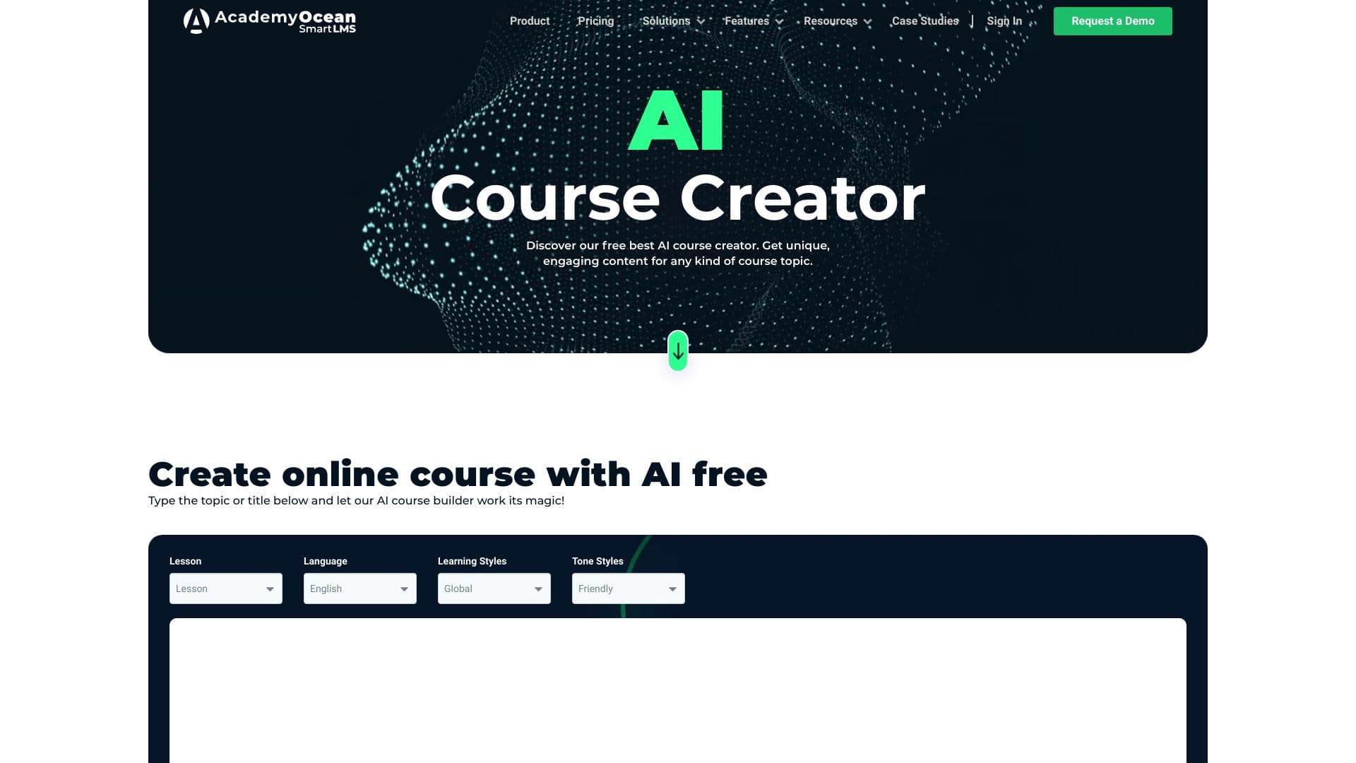 AI Course Creator - Academyocean