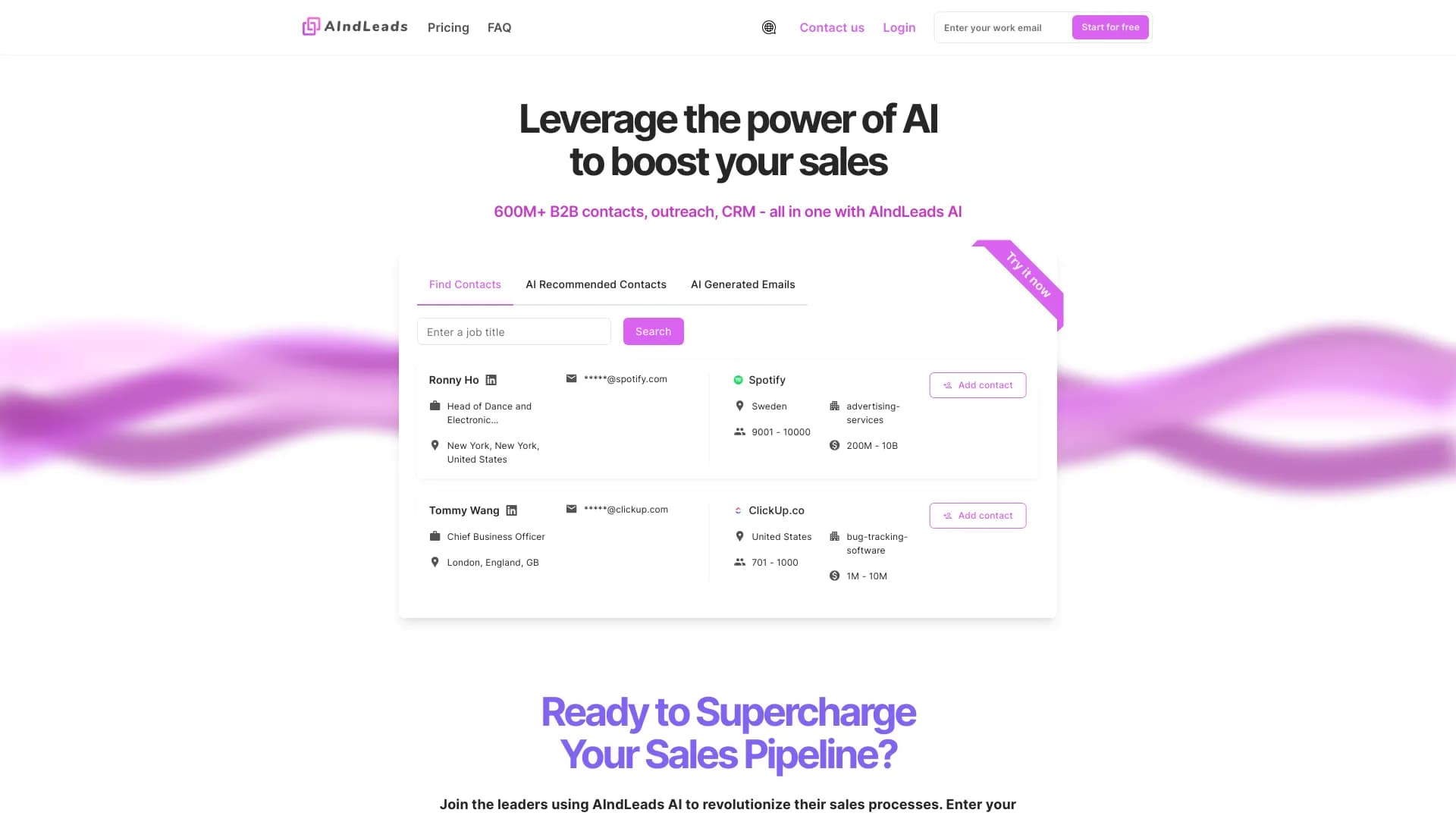 Aindleads - AI Finds Leads