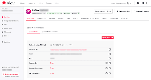 Aiven for PostgreSQL