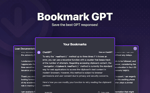 Bookmark Gpt