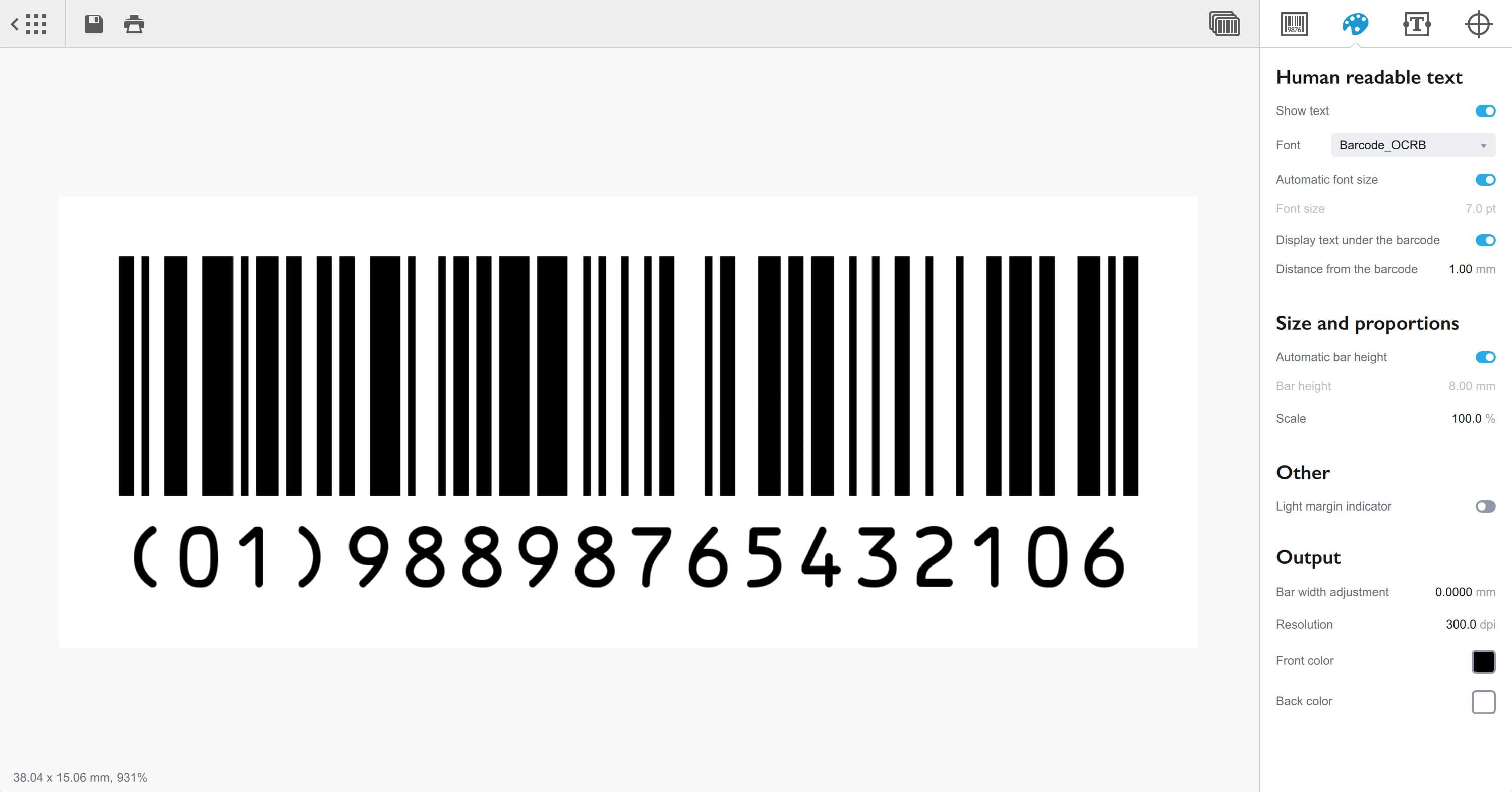 Boxshot Barcode Generator