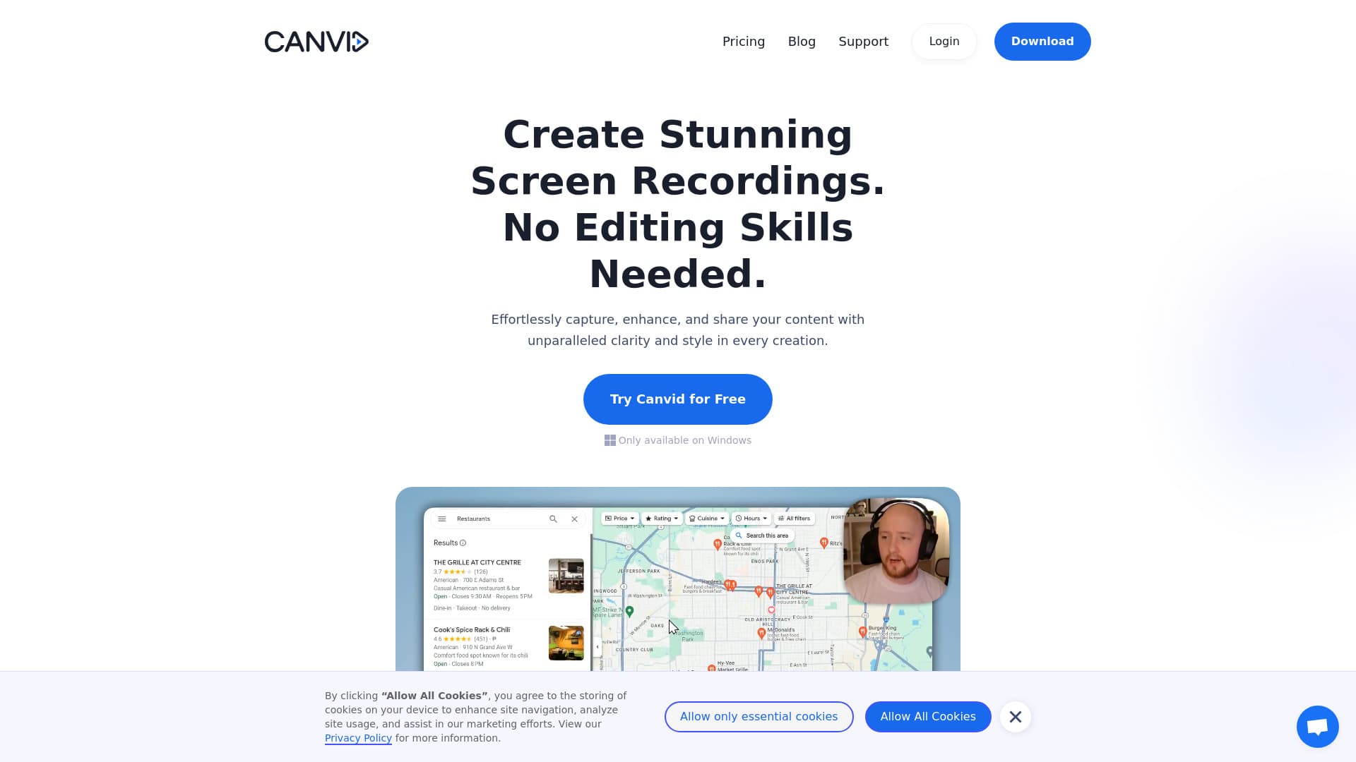 Canvid For Windows