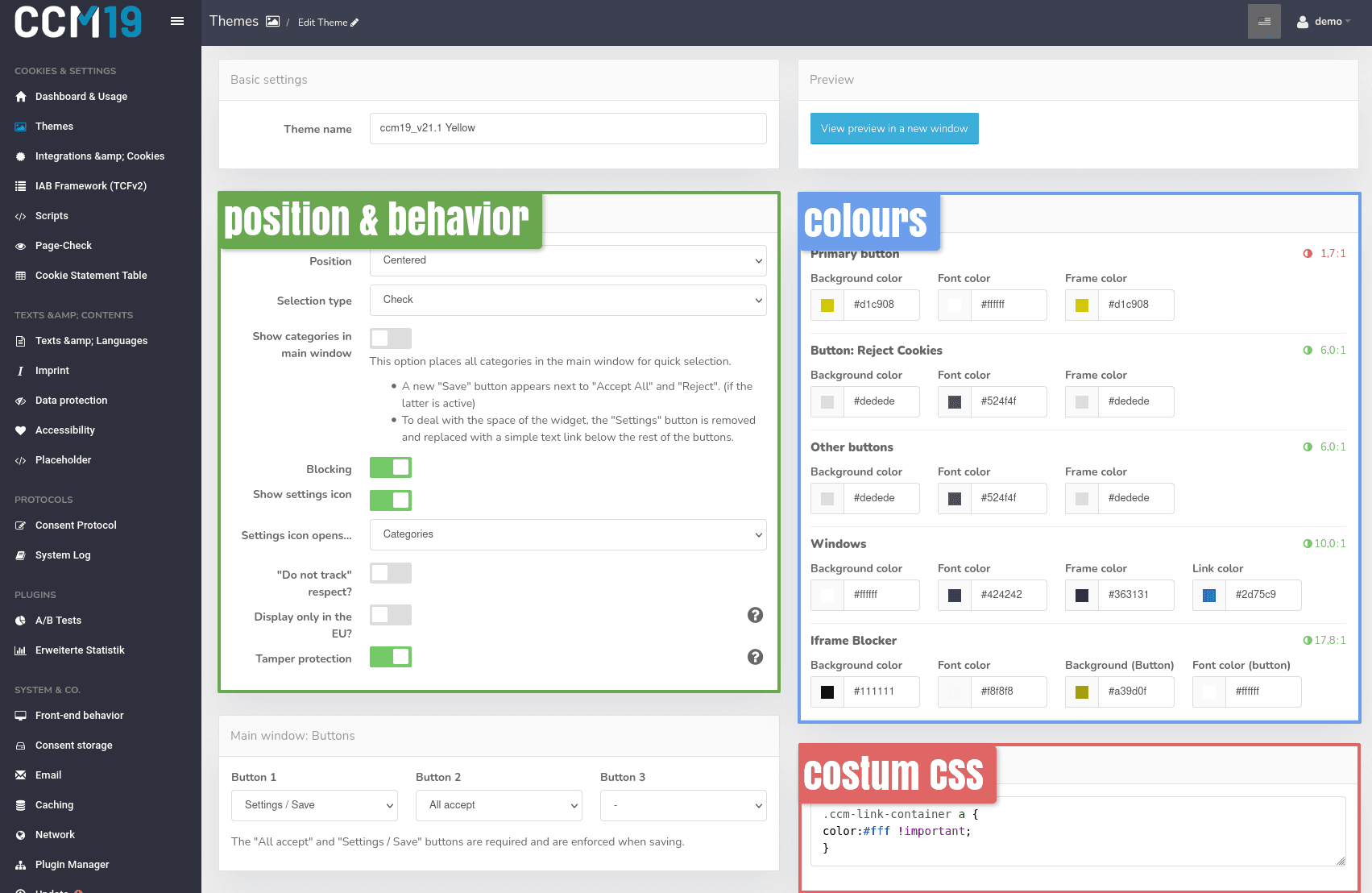 CCM19 – Cookie Consent Manager