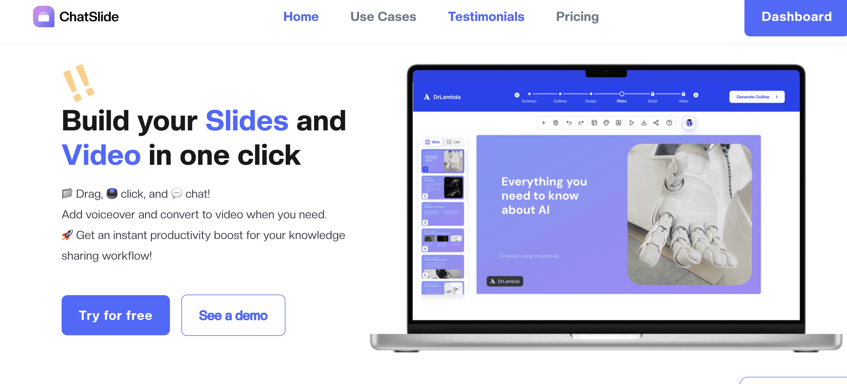 ChatSlide.ai