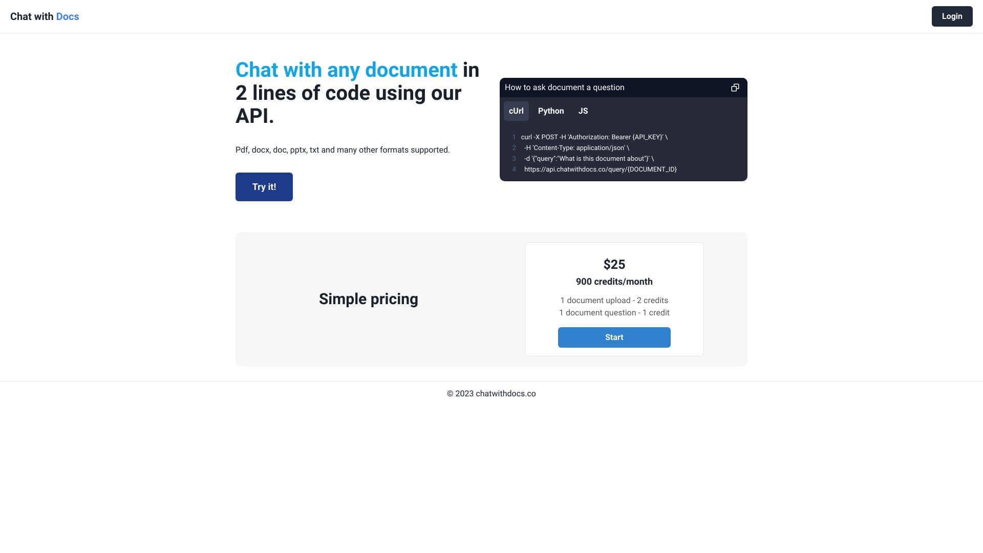 Chatwithdocs.co