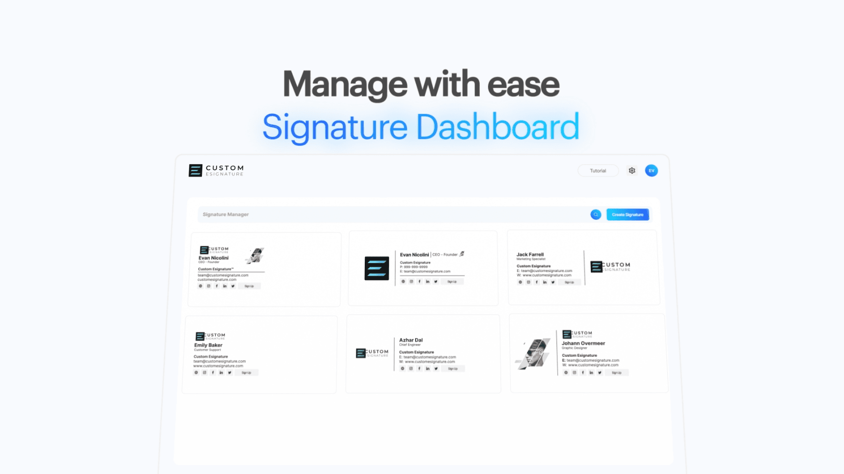 Custom Esignature