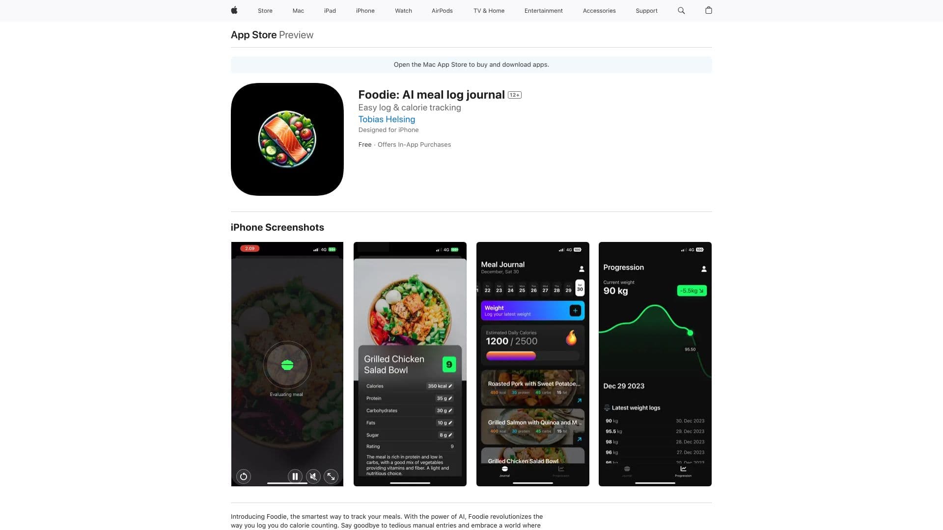 Foodie: AI Meal Journal