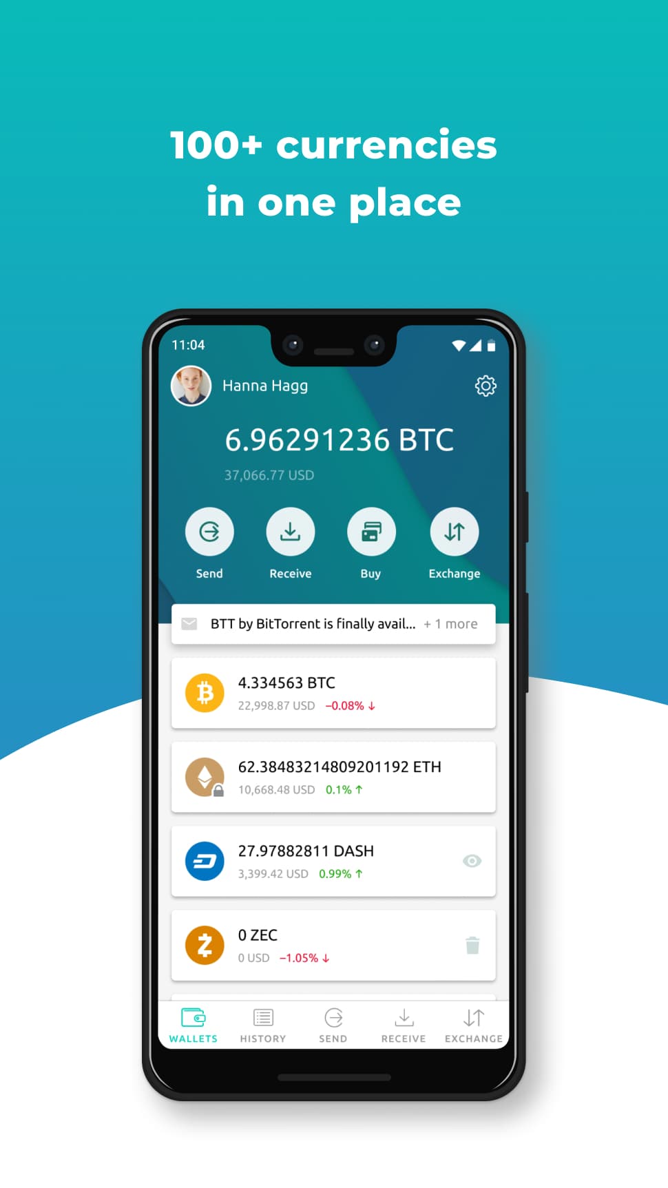 Freewallet: Crypto wallet