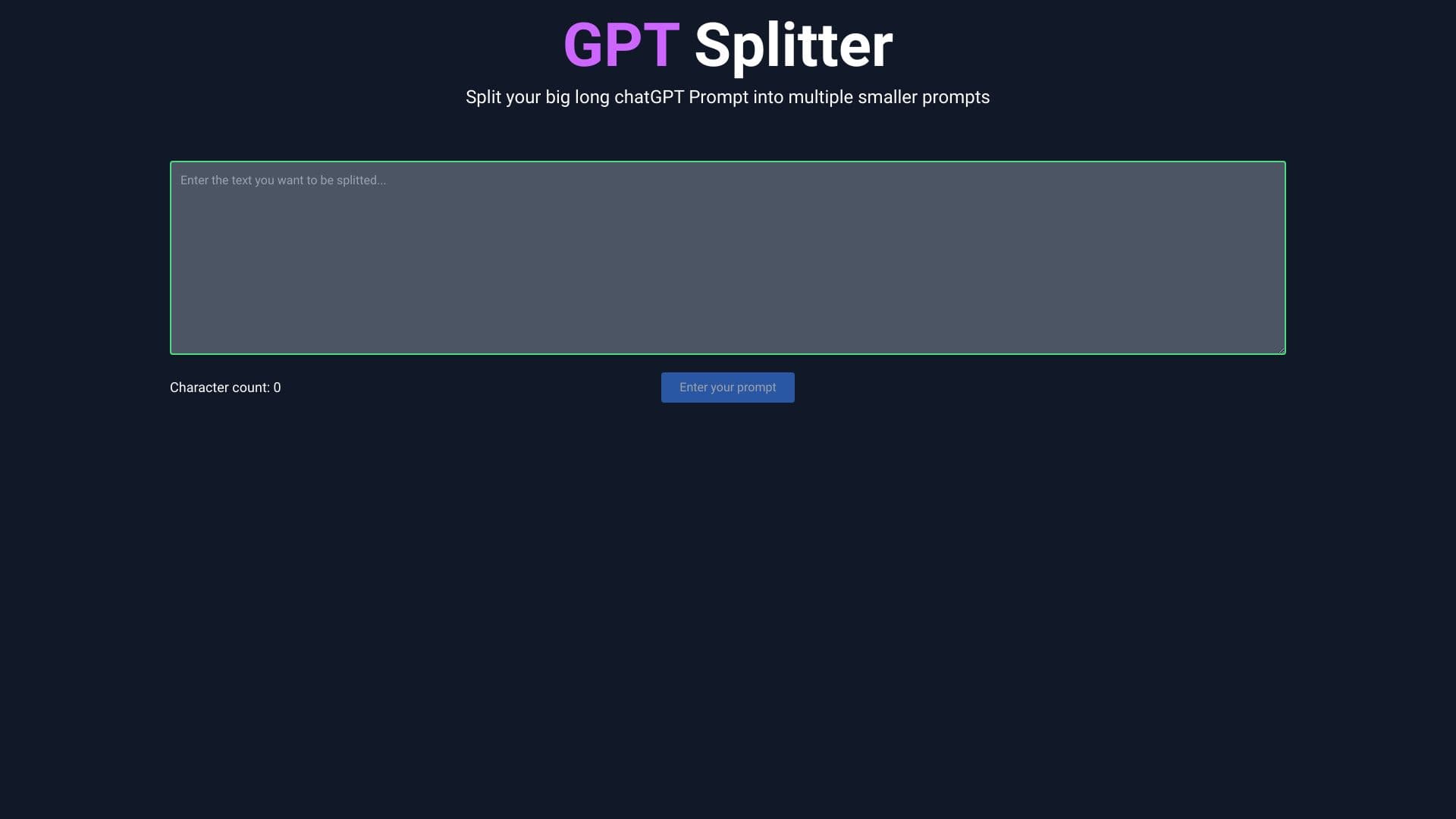 Gpt Splitter