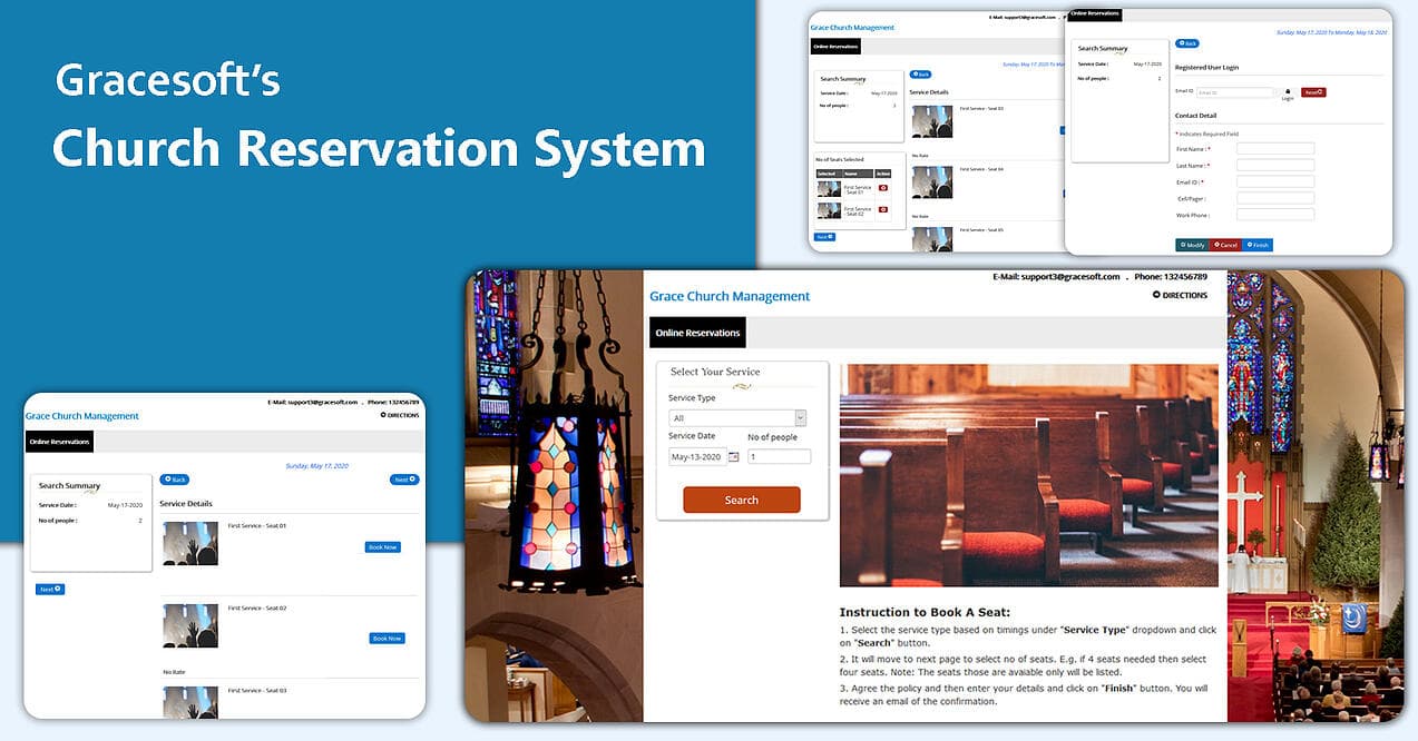 Gracesoft Church Reservation System