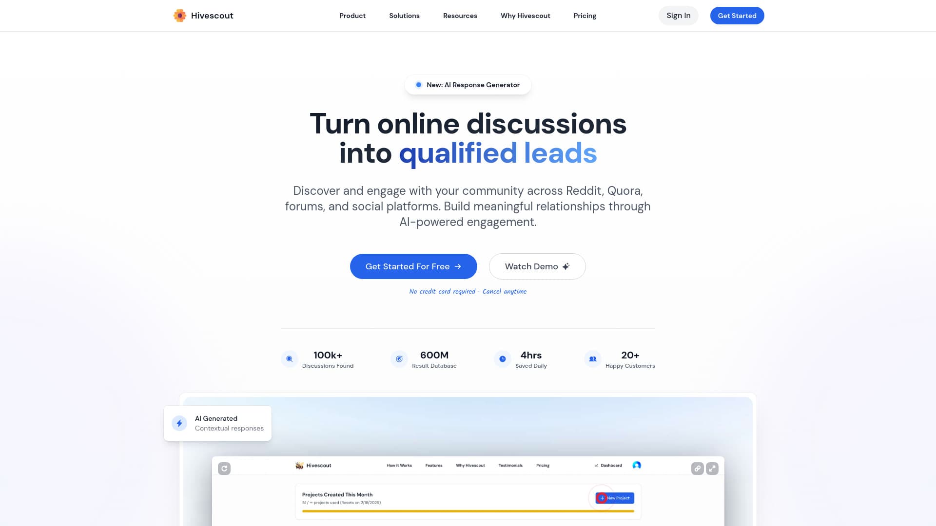Hivescout - Community Engagement Tool
