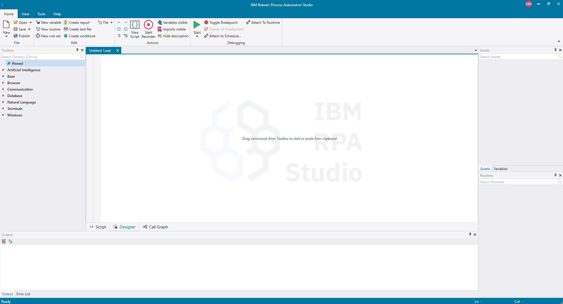 Automatisation des processus robotiques IBM (RPA)
