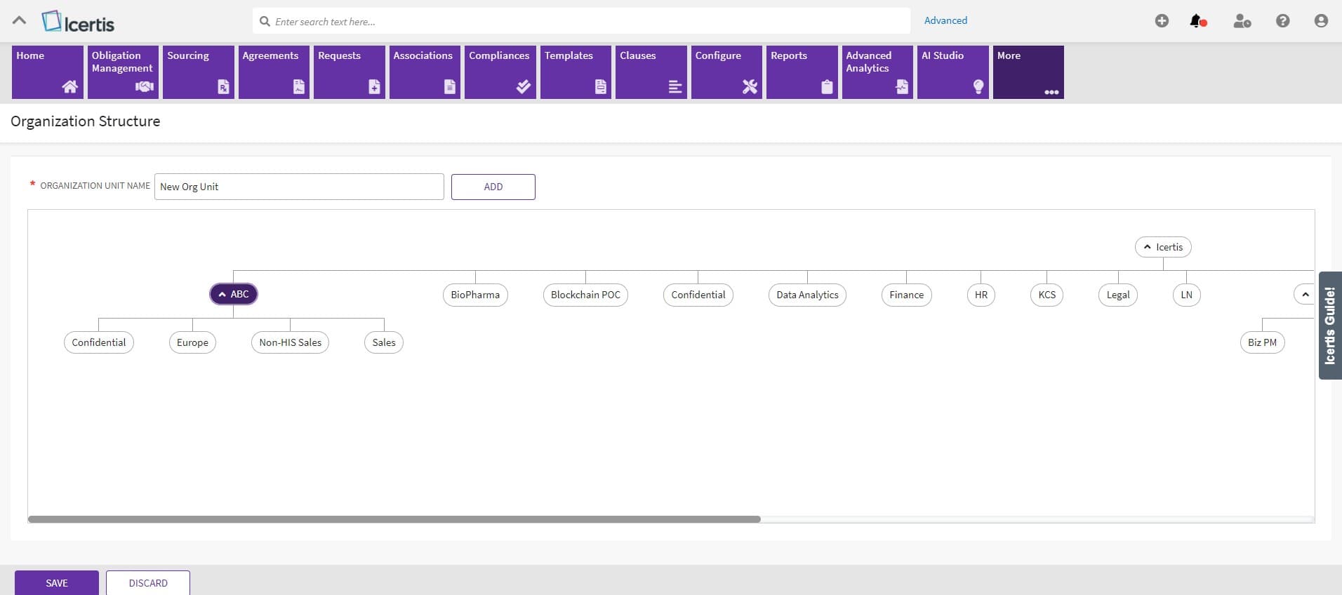 Icertis Contract Management Software