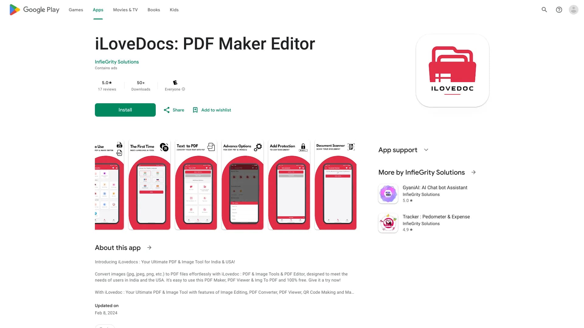 Ilovedocs: Pdf Maker Editor