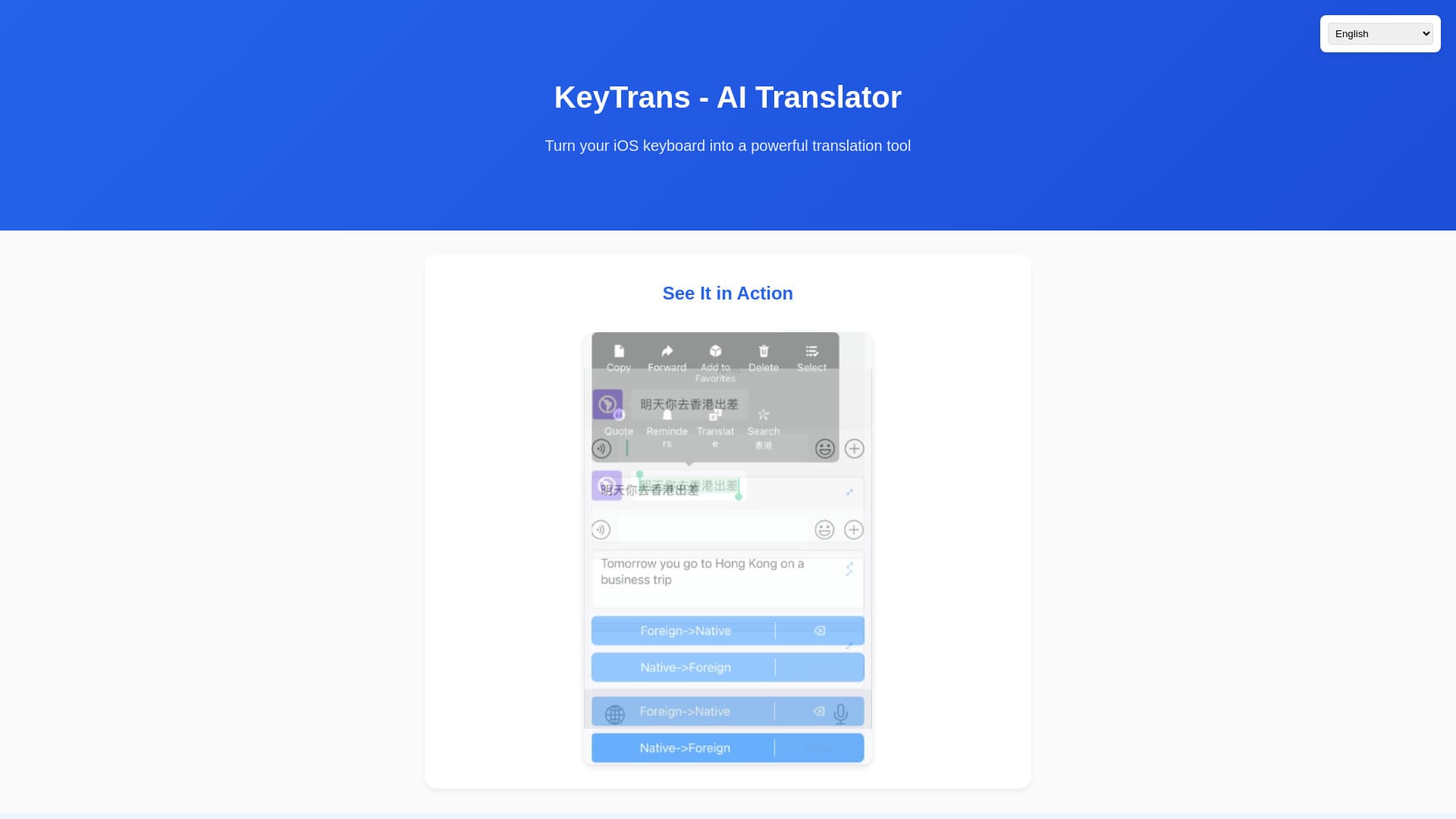 Keytrans - AI Translator