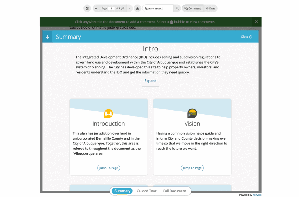 Konveio Document Engagement Platform