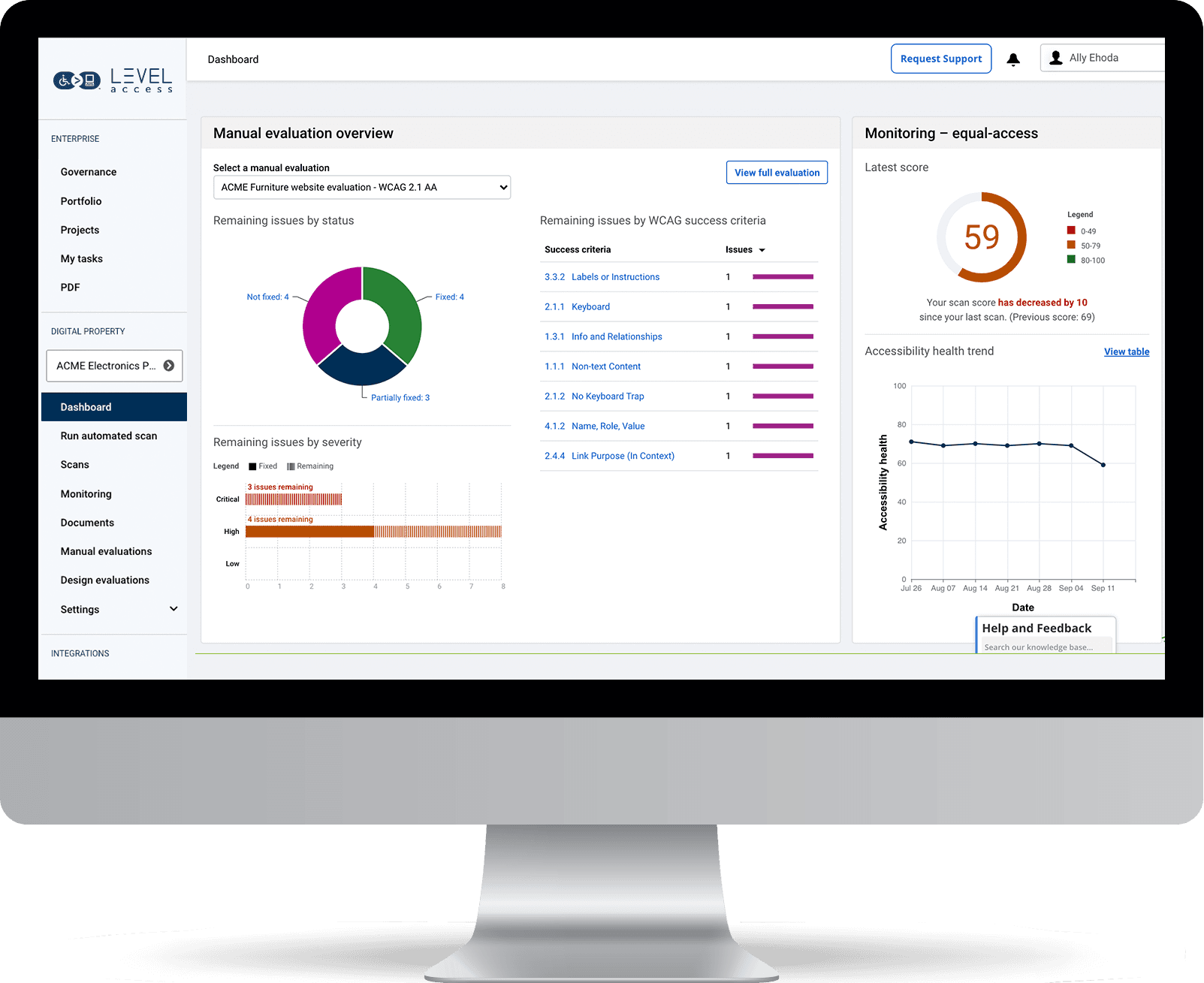 Level Access Accessibility Platform