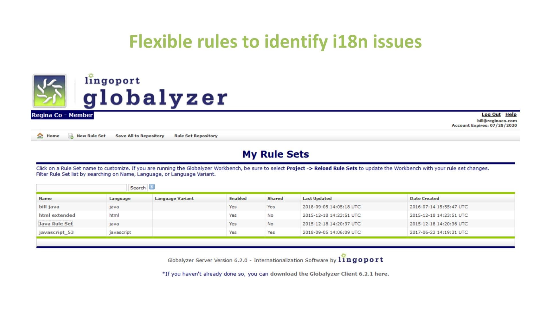 Lingoport Globalyzer