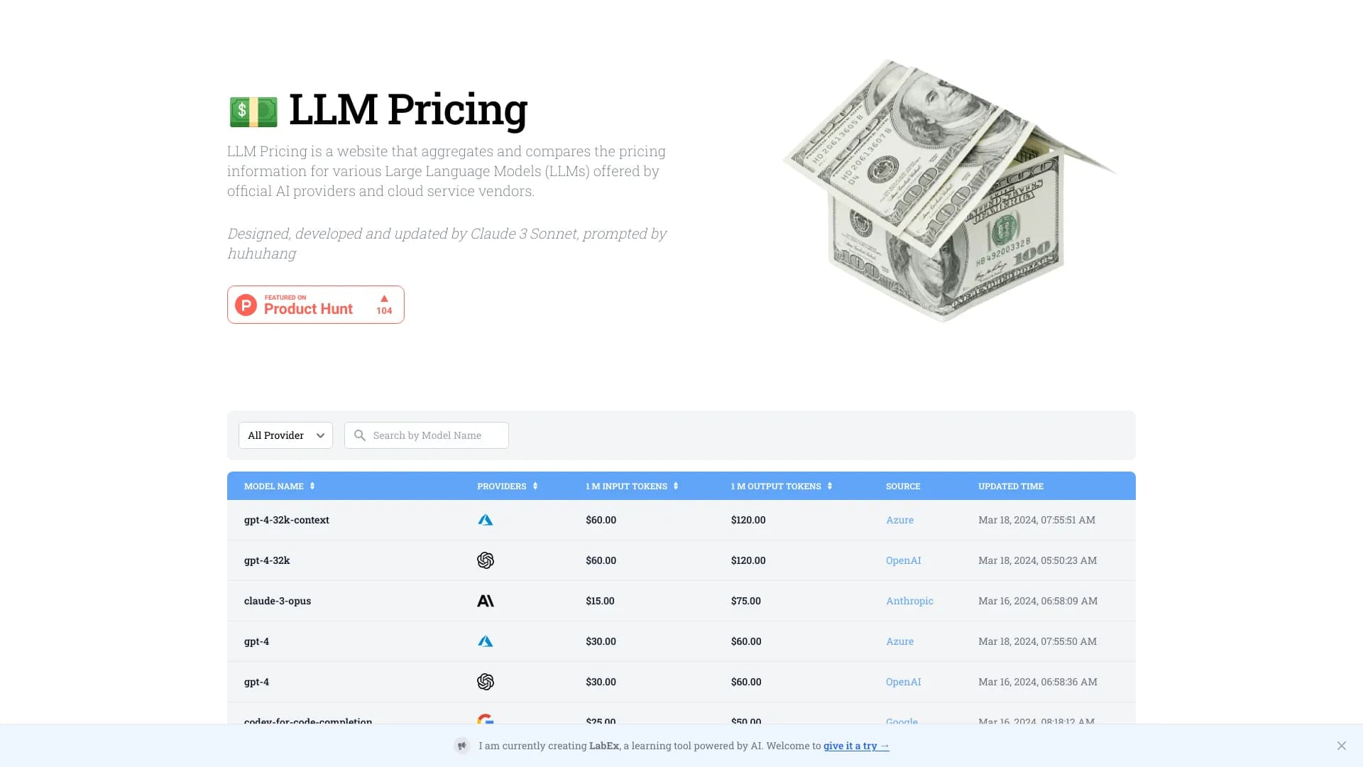 Llm Pricing