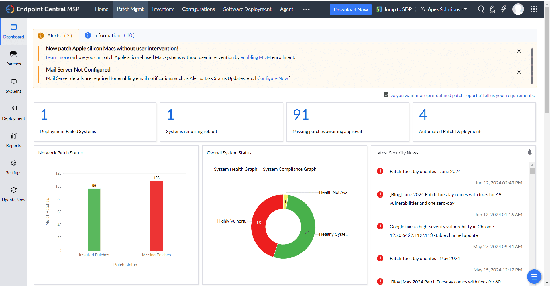 ManageEngine Endpoint Central MSP