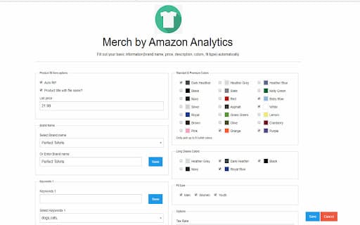 Merch By Amazon Analytics
