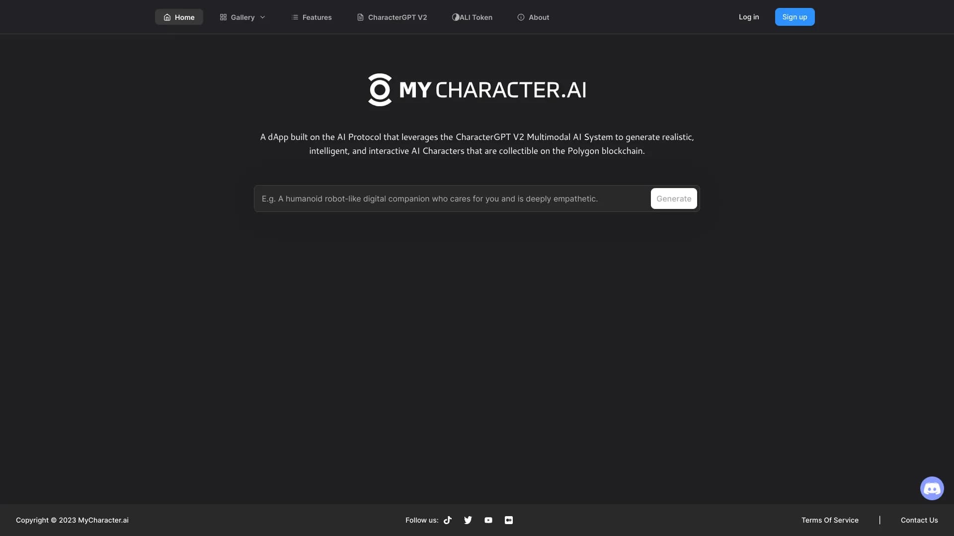 Mycharacter AI