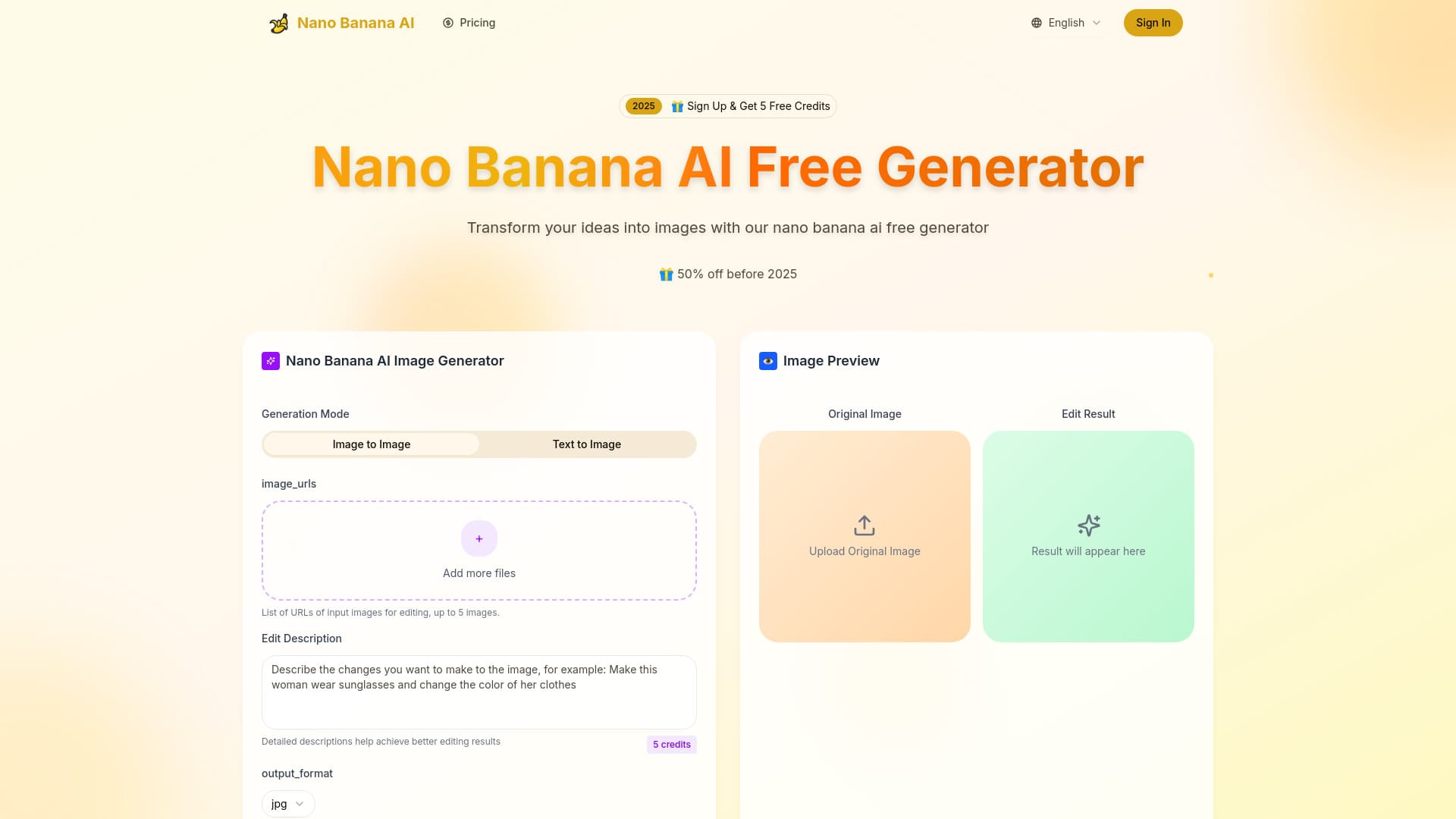 Nano Banana AI Free