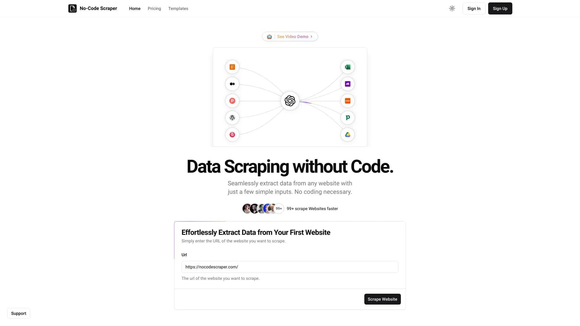 No-code Scraper