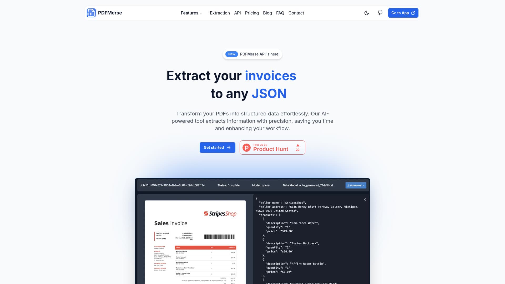 Pdfmerse - Data Extractor