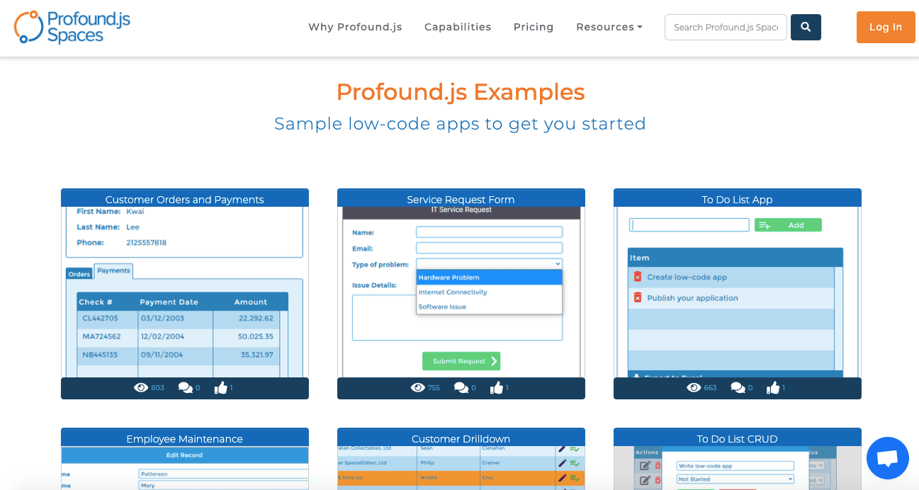 Profound.js Spaces