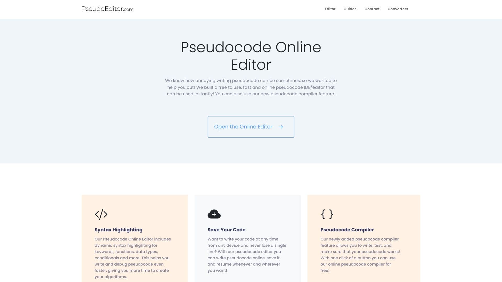 Pseudoeditor