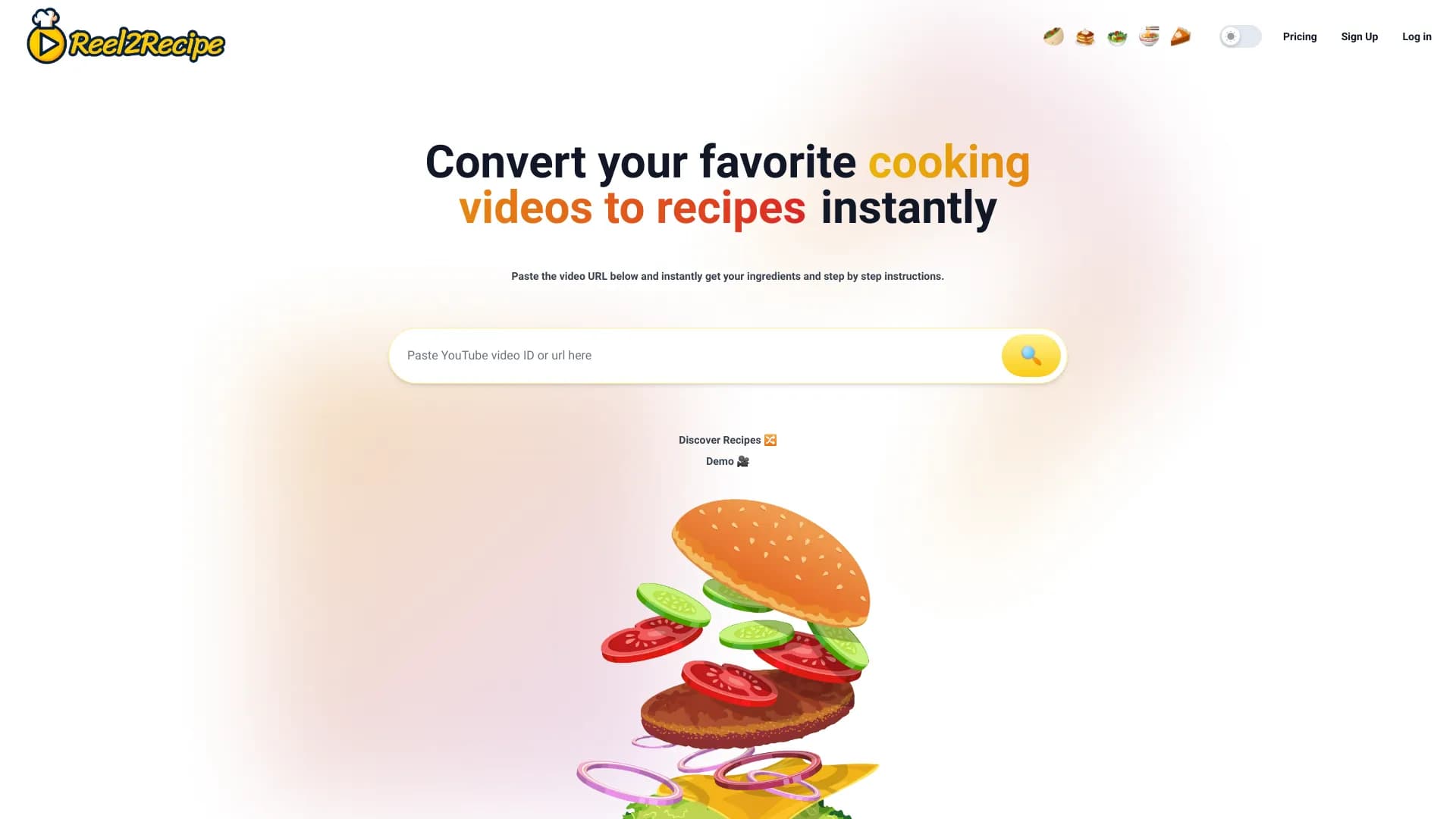 Reel2recipe