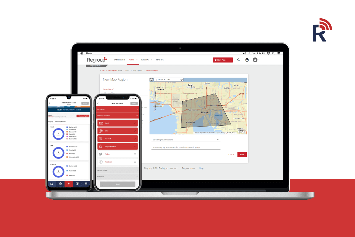 Regroup Mass Notification