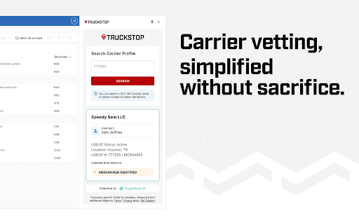 Risk Factors, By Truckstop