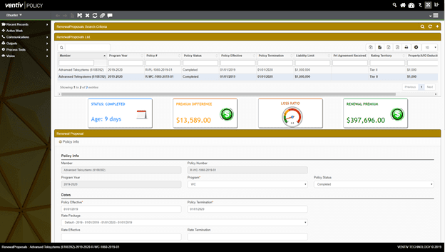 Riskonnect Policy Administration