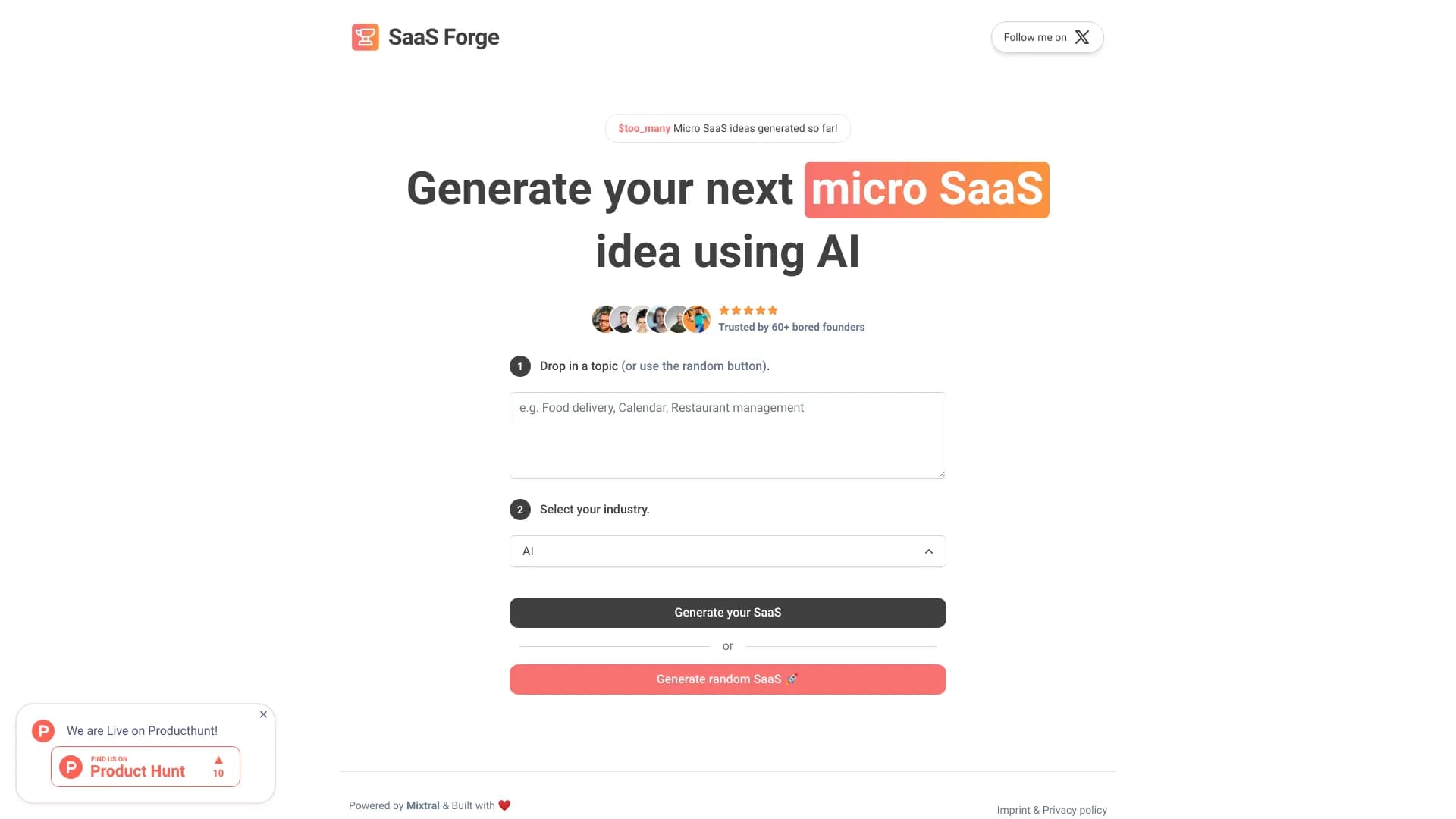 Saas Forge
