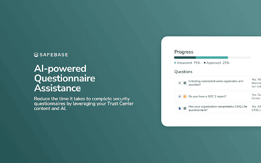 Safebase - Security Questionnaire Plugin