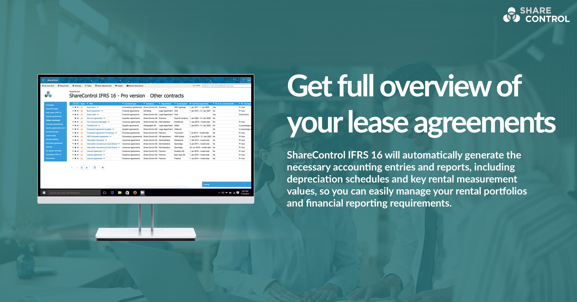 ShareControl IFRS 16