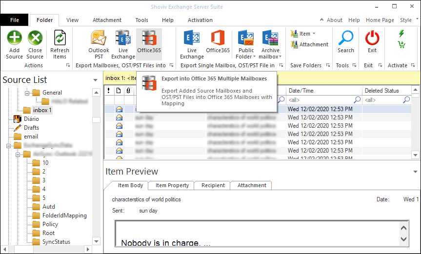 Shoviv Exchange Migration Tool