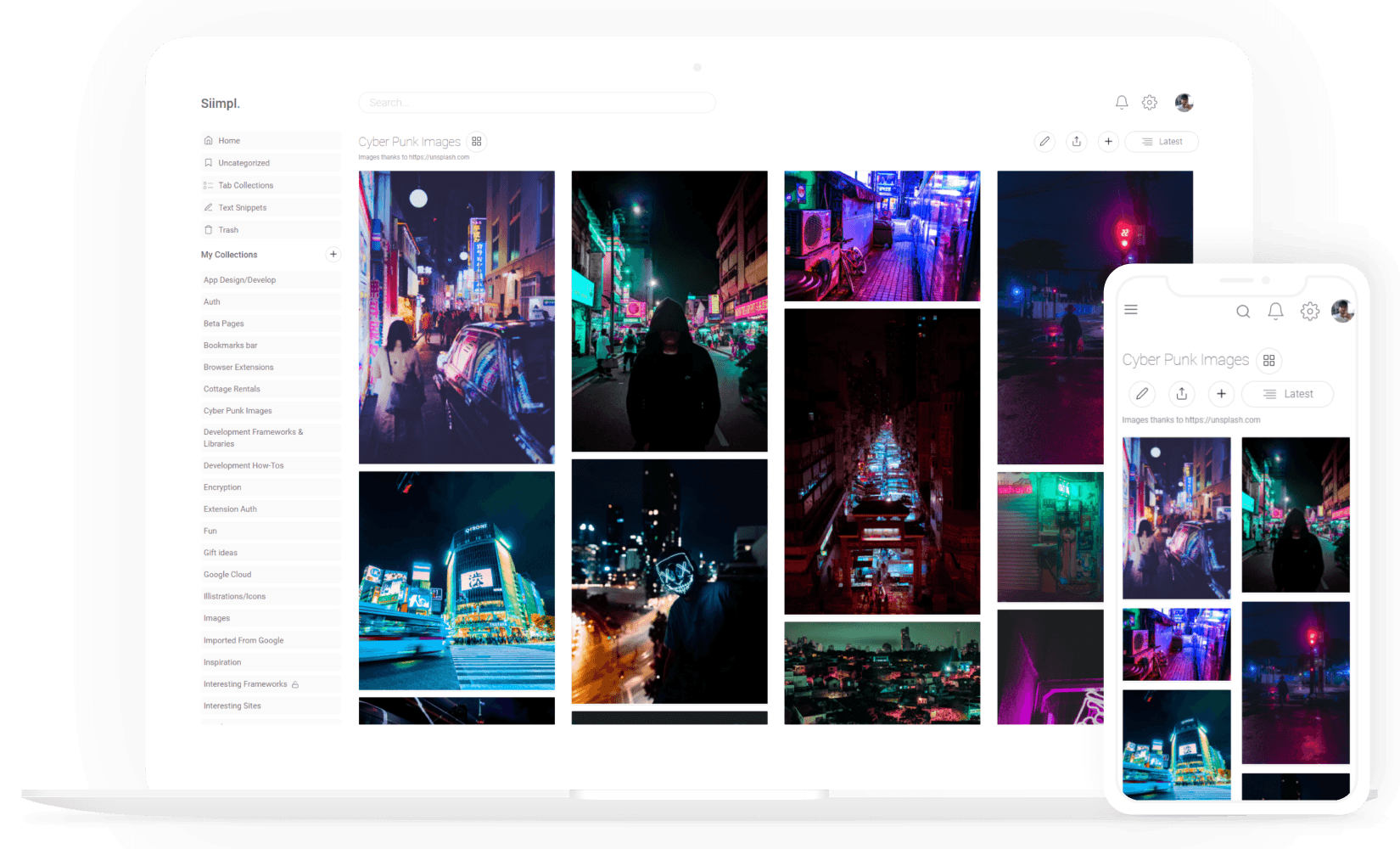 Siimpl Bookmarking
