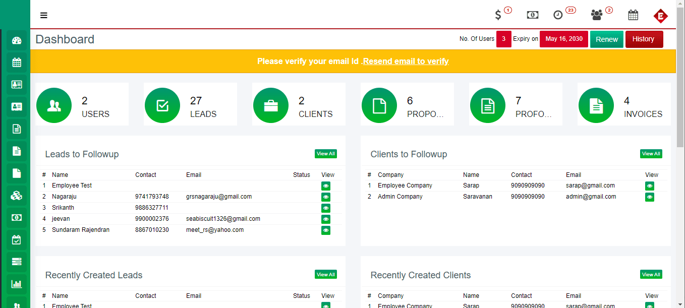 Solid Performers CRM