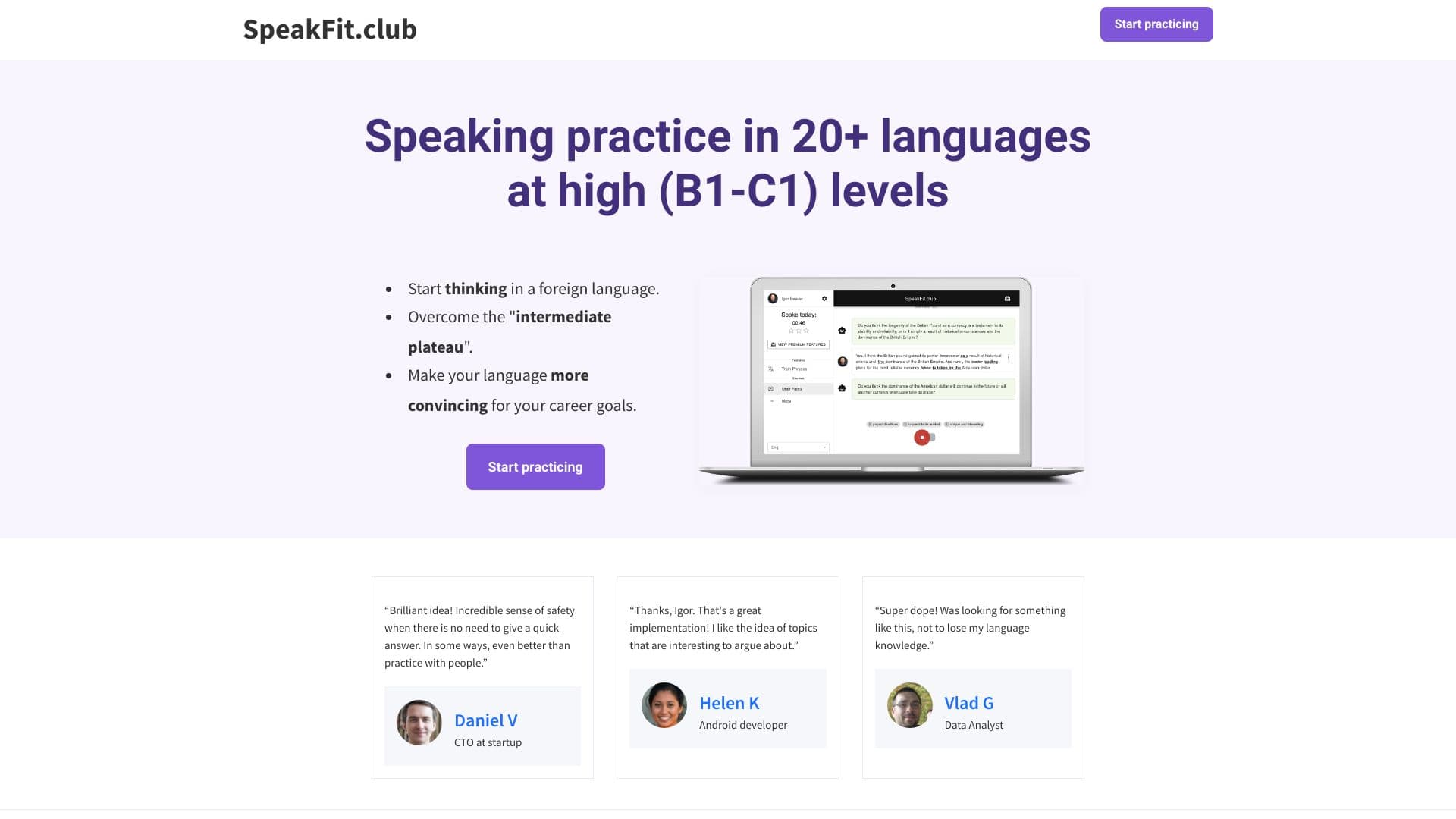 Speakfit