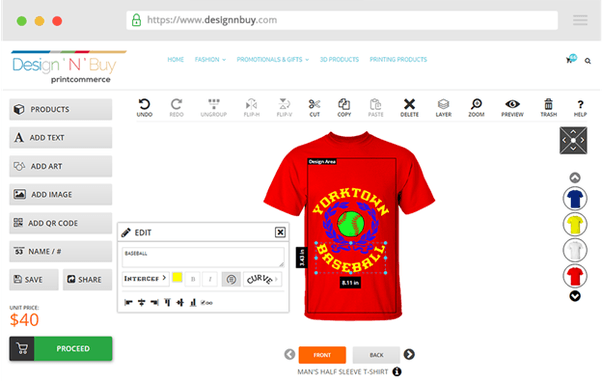 T Shirt Design Tool