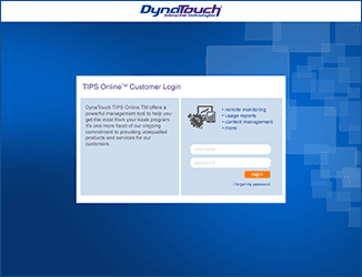 TIPS Kiosk Management Software