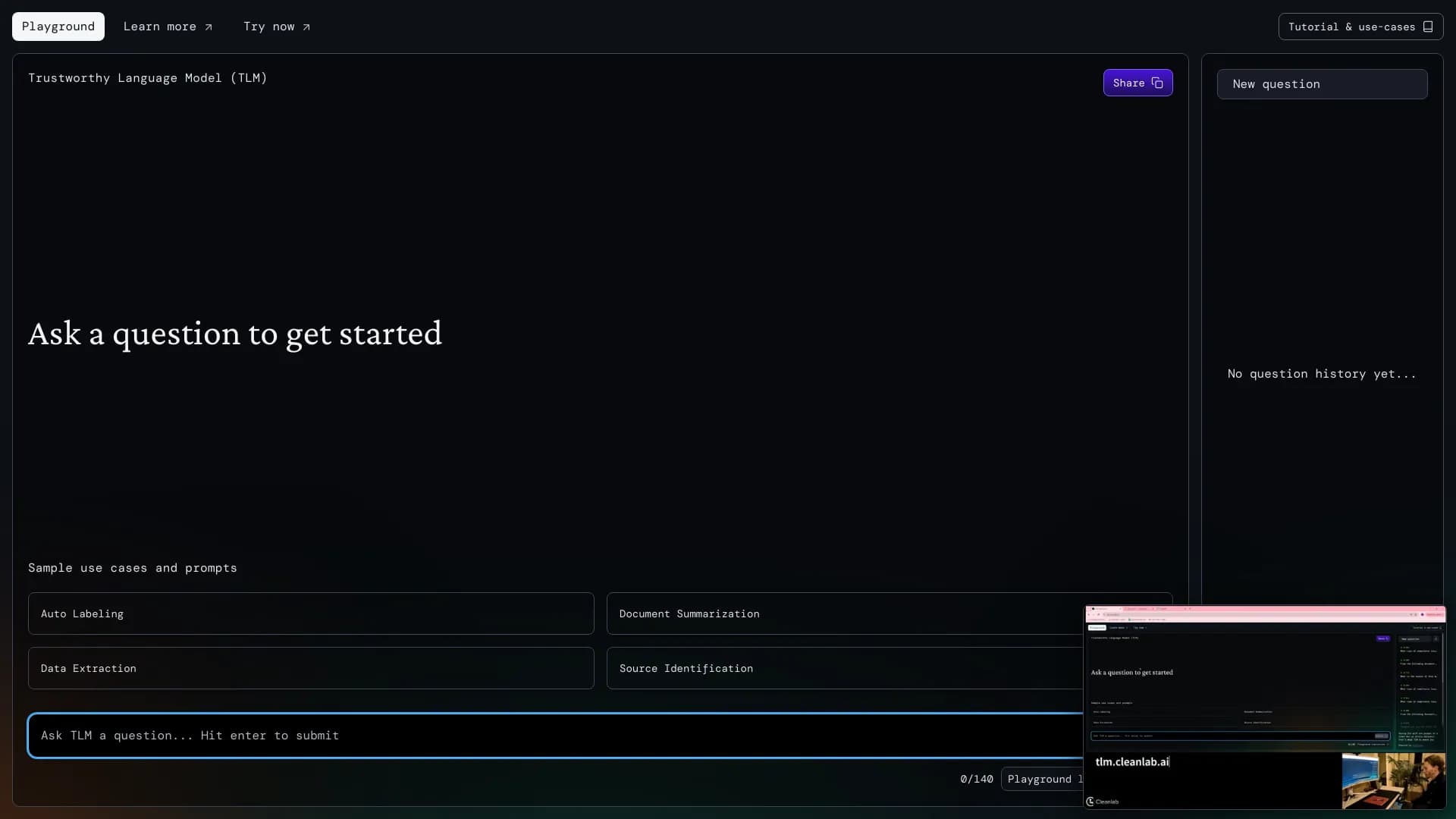 Trustworthy Language Model (tlm)