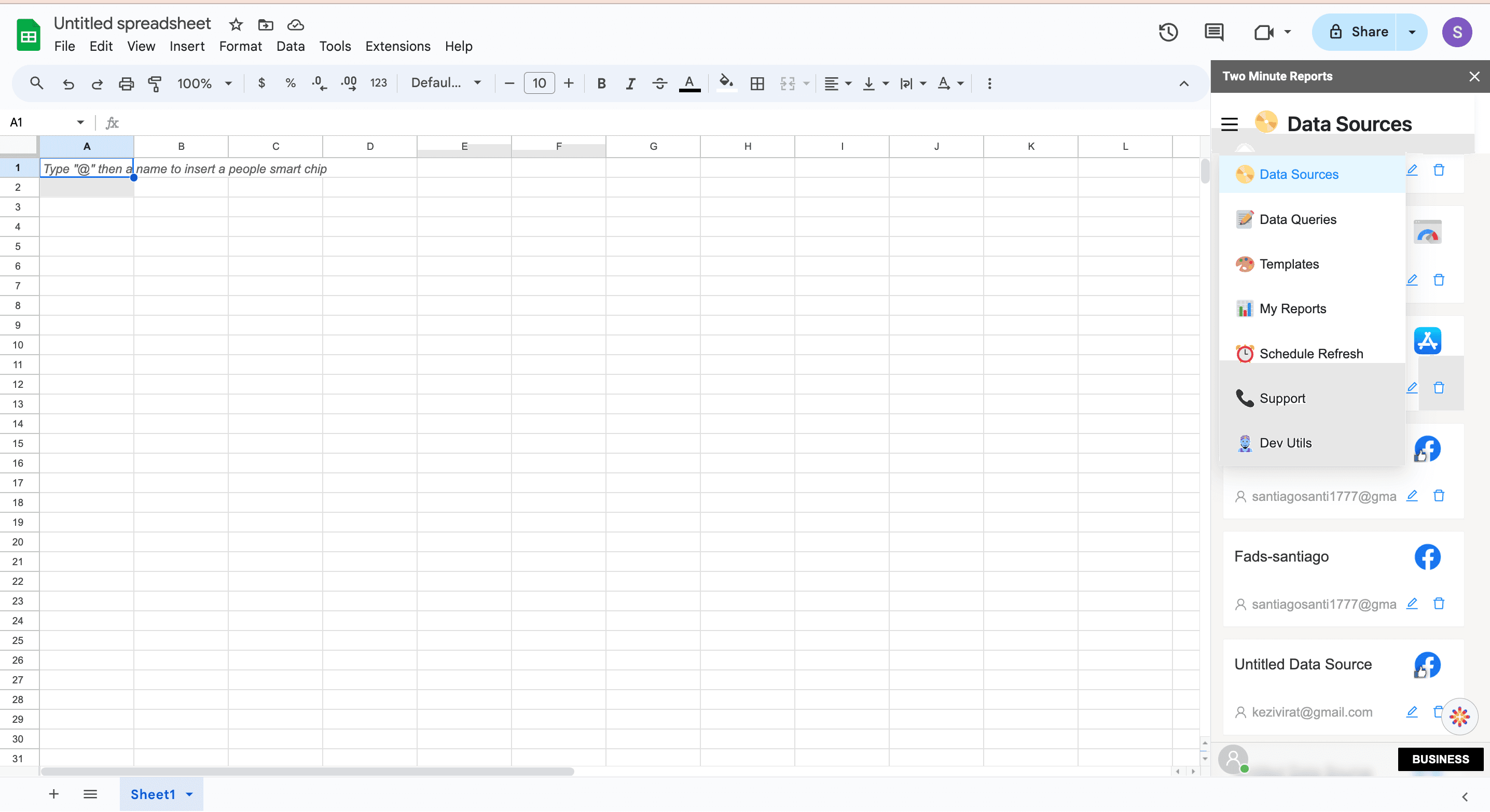 Two Minute Reports