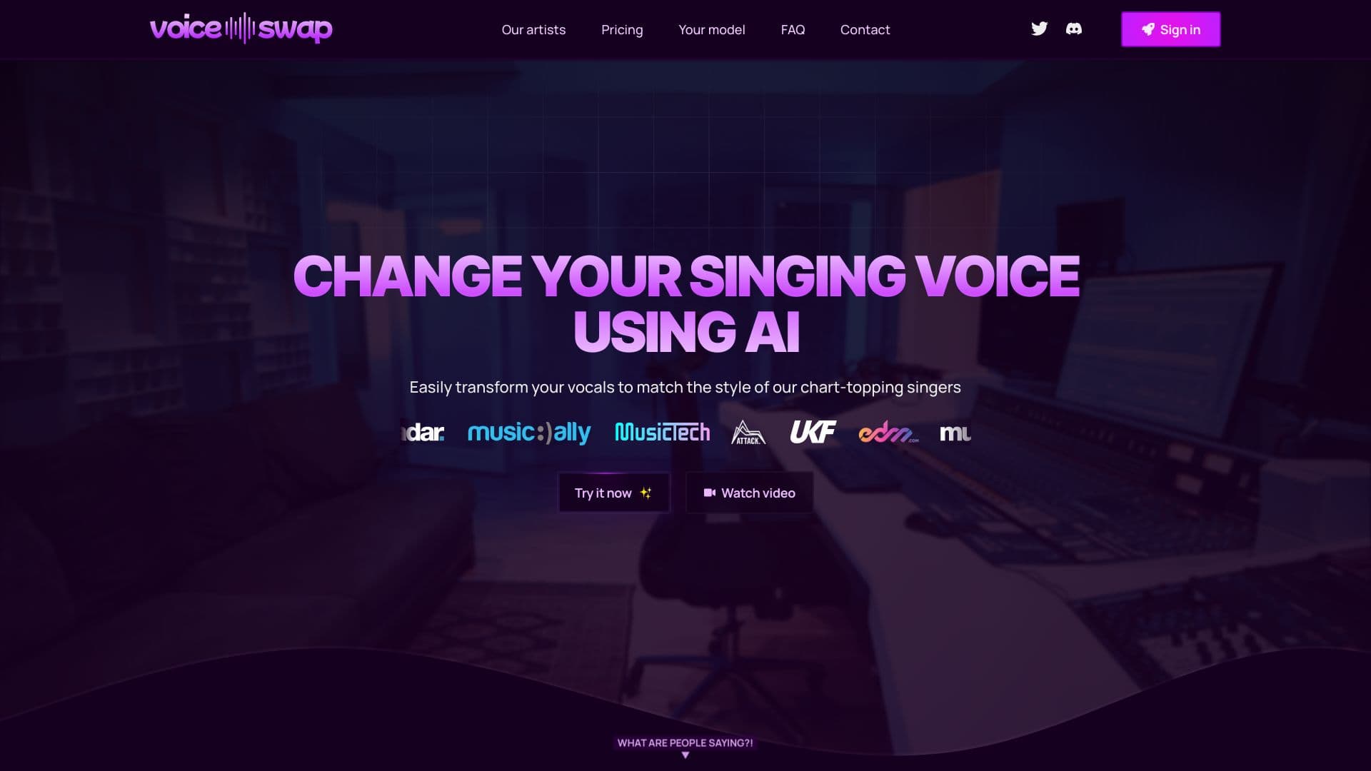 Voice-swap AI